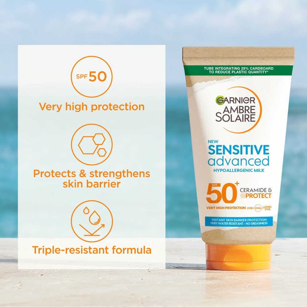 Hypoallergenic Face & Body Solskydd Lotion SPF50+
